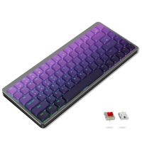 XVX L75 Wireless Low Profile Mechanical Keyboard Fashion Purple Keyboard Low-Latency Wireless Gaming Keyboard