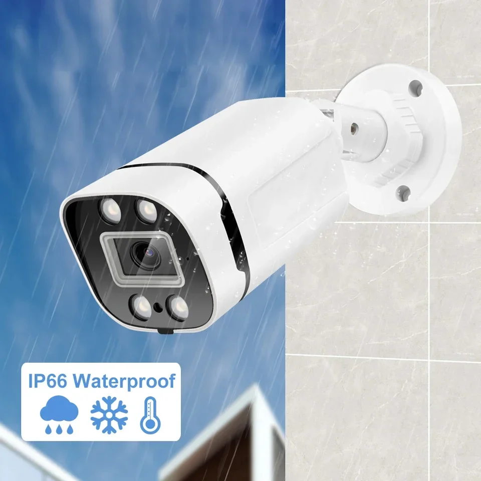 5MP 24H Full Color Night Vision CCTV AHD Camera 2MP 4MP Analog HD Auto Luminous Led Digital H265 Outdoor Street Waterproof IP66