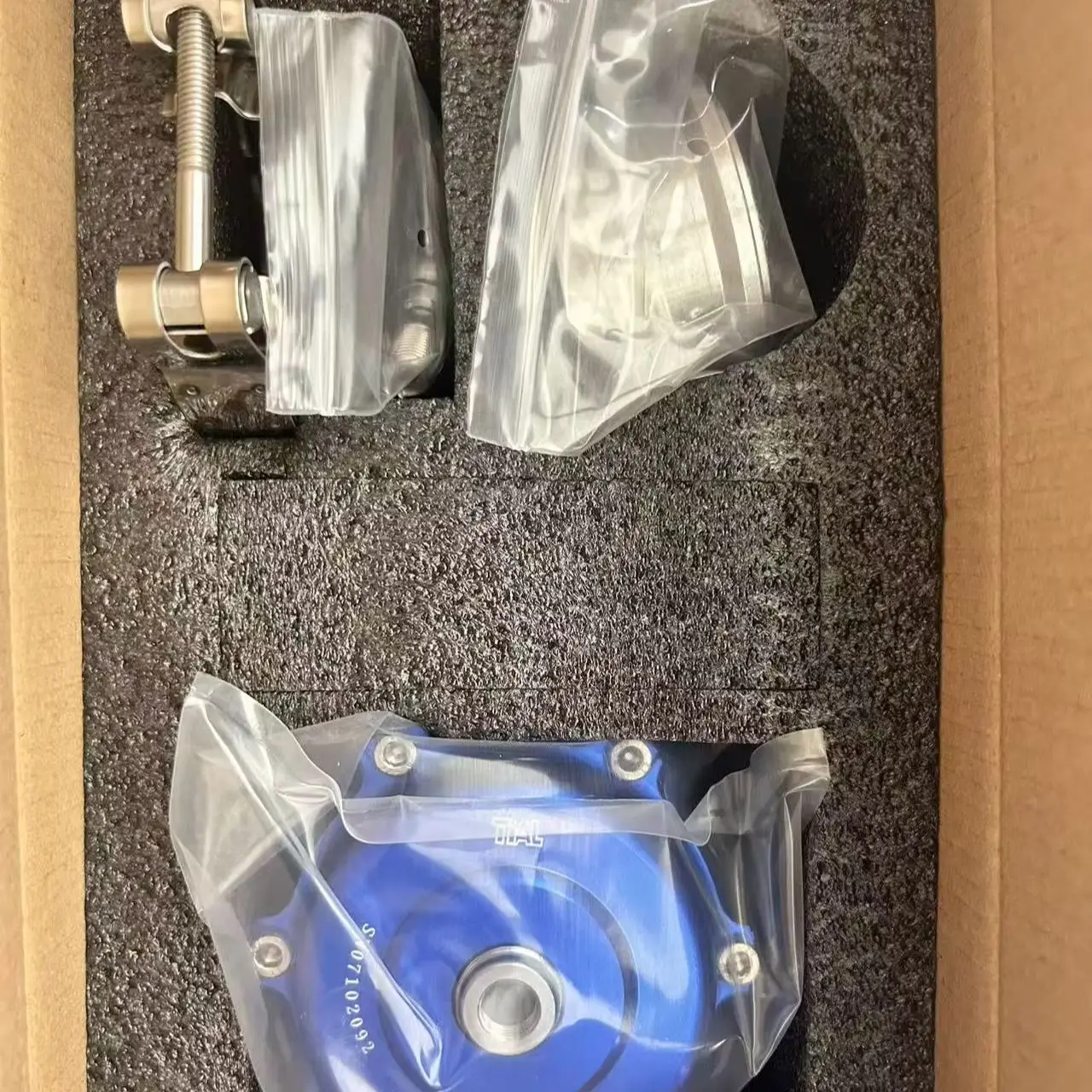 ألومنيوم عالمي Jdm 50 مم تفجير Q Typer BOV مع شفة شريط V مع شعار عالي الجودة #5