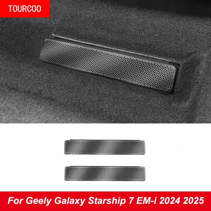 

For Geely Galaxy Starship 7 EM-i 2024 2025 Under Seat Air Outlet Cover Air Conditioning Air Outlet Mask Car Accessories