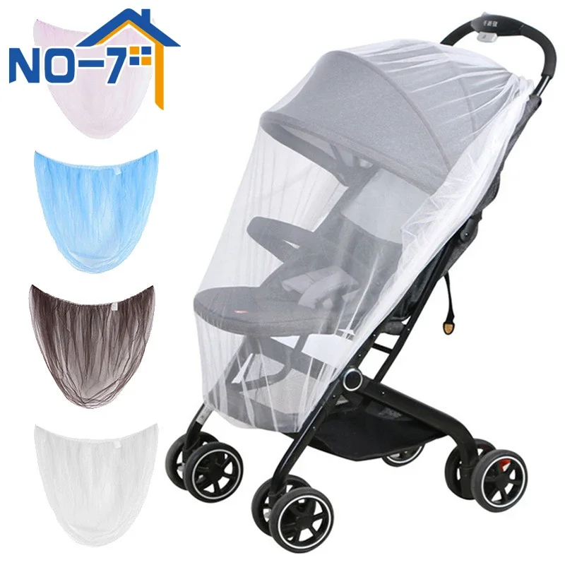 Mosquito Net For Baby Stroller Summer Pram Insect Shield Net Infants Pushchair Cart Safe Protection Mesh Pram Accessories