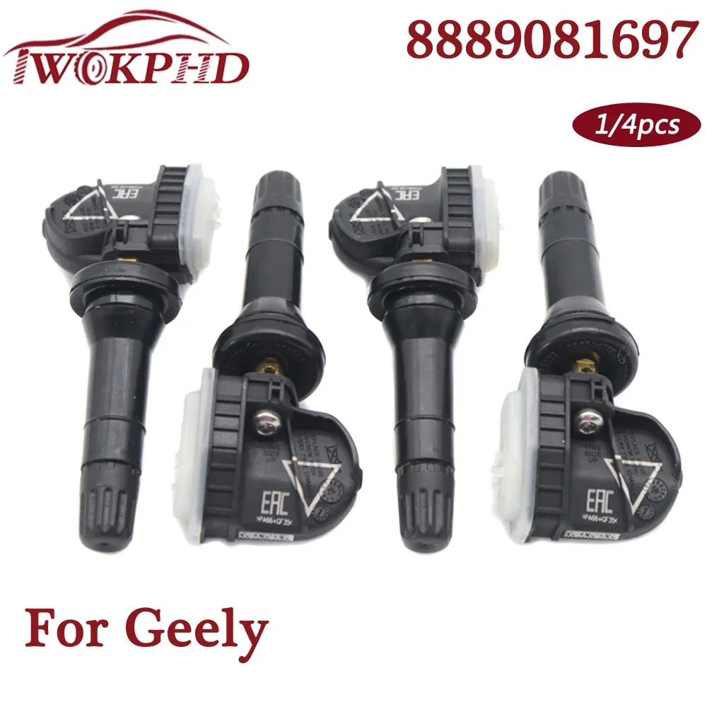 8889081697 Tire Pressure Monitor Sensor TPMS For Geely FY11 Monjaro Atlas Emgrand Manjaro Geometry 433MHz 7091004700 6600145881