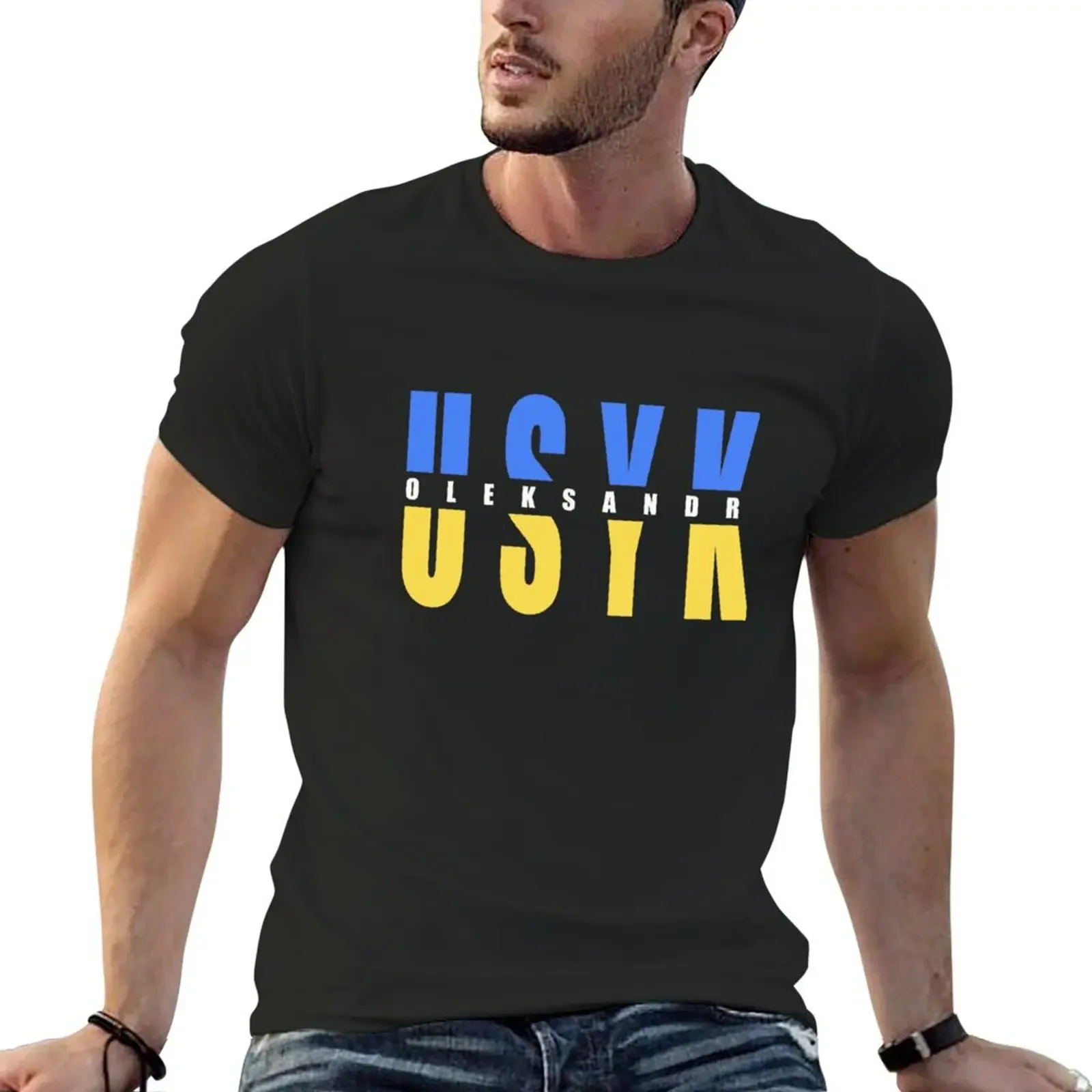 

Oleksandr Usyk Boxing T-Shirt kawaii clothes plain baggy shirts men workout shirt