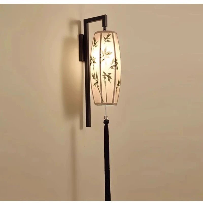 

Bedside wall lamp, wabi-sabi wind bedroom lamp, Chinese style Japanese style, Zen corridor decorative lamp