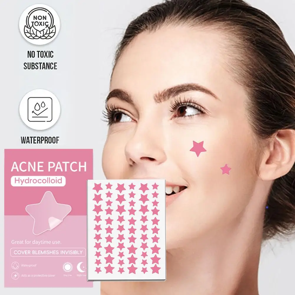 New Star Pimple Patch Acne Colorful Invisible Acne Skin Concealer Stickers Face Spot Removal Beauty Care Tool Skin Care L5K6