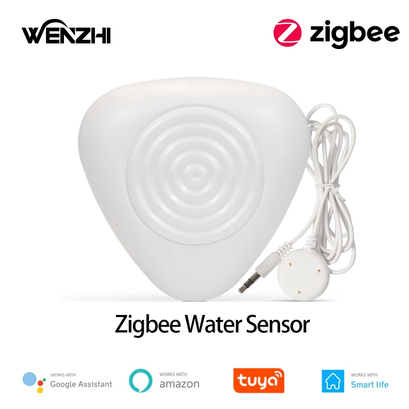 

Zigbee 3.0 Water Leak Sensor Flood Detector Leakage Home Automation Tuya Smart Life App Alarm Remote Control Smartthings Alexa