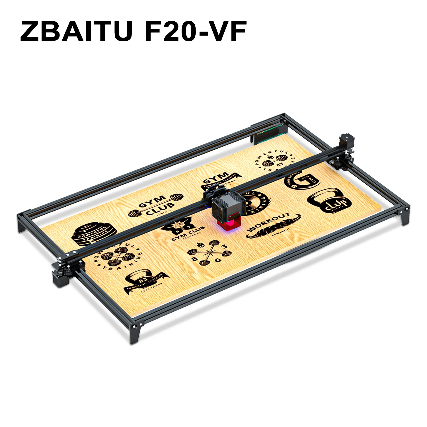 ZBAITU C40 Holzgravur-Schneidemaschine, M81 81 x 46 cm, S60 80 x 60 cm, große Größe, 20 W, Holzbearbeitungswerkzeug