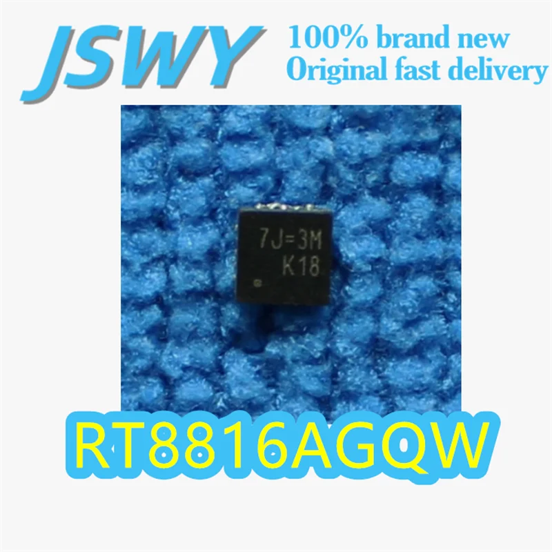 

(10/50 pieces) RT8816AGQW original Silk-Printed 7J= RT8816AG QFN-20 Package Multi-Phase PWM Controller 4+1 Phase VRM Electronics