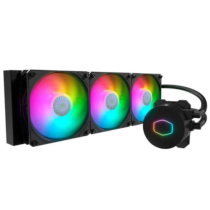 

Cooler Master cpu radiator desktop PC silent fan heat pipe radiator water cooled radiator CPU fan B360 ARGB silent