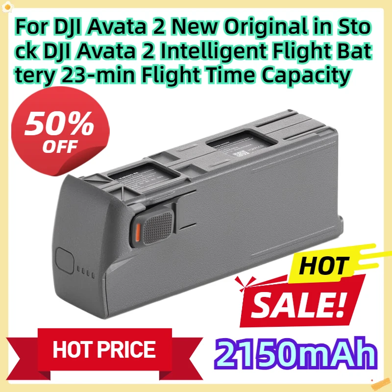 

For DJI Avata 2 New Original in Stock DJI Avata 2 Intelligent Flight Battery 23-min Flight Time Capacity 2150 MAh