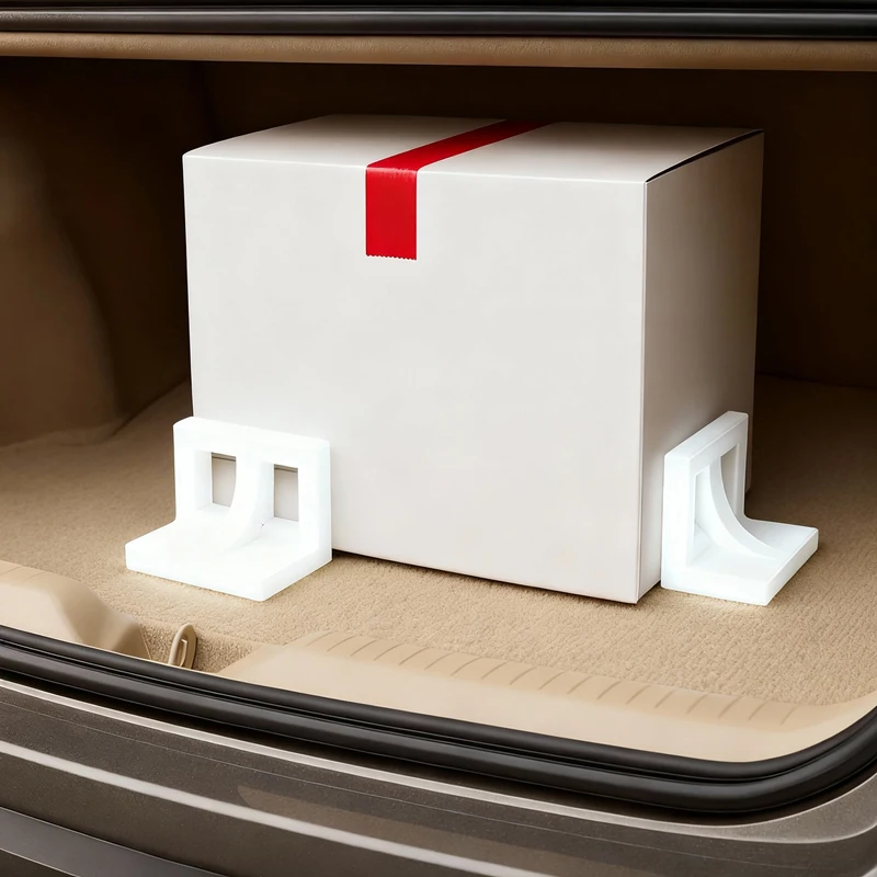 

2pcs Car Trunk Storage Rack Compact Velcro Mounting Bracket For Most Carpeted Trunk Models For Volkswagen Audi BMW Tesla Volvo