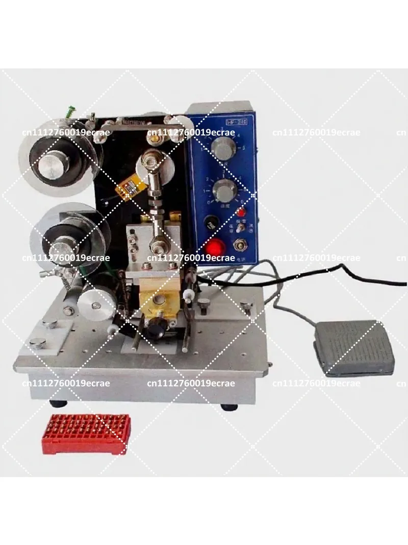 Electric Ribbon Coding Machine Batch Coder Printer for Printing Date And Batch Number - Compact Size for Easy Use