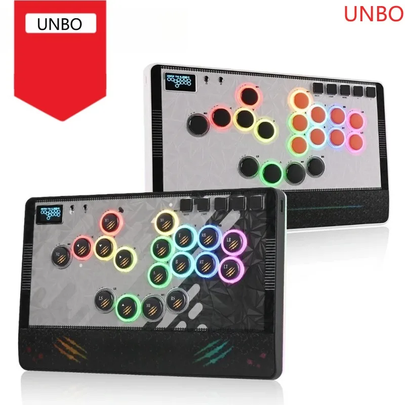 Magnetic C-AT Leverless Fightstick Hitbox Controller For PC/PS4/PS5 Stickless Arcade Stick Leverless Controller Hitbox