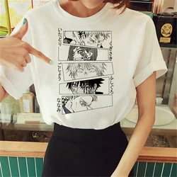 Camisetas de anime para mujer, ropa japonesa, Y2K