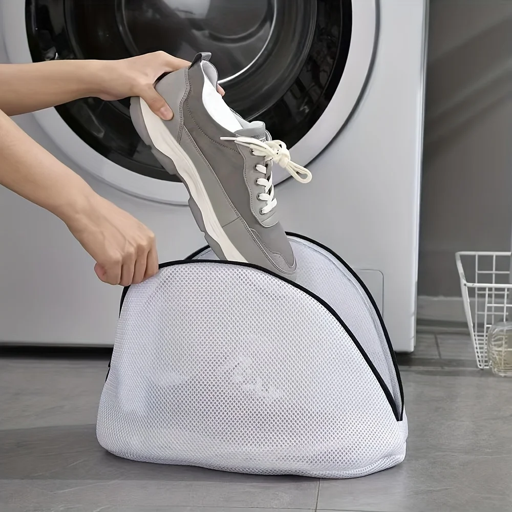 Shoes Washing Bag Household Shoes Washing Mesh Bag Laundry Bag Washing Machine Filter Anti-deformation Shoes Washing Guard Bag