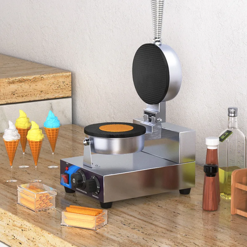 Commercial electric egg roll machine ice cream cone ice cream crispy machine