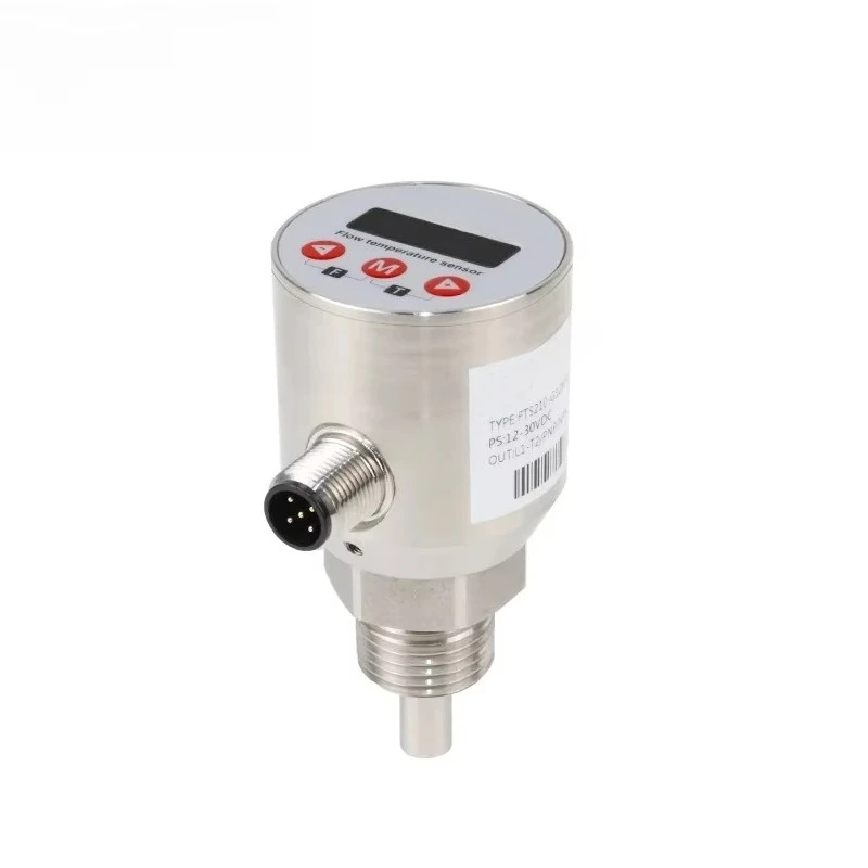 hot-selling FTS210-PG12ML30 supply multi-function flow sensor with temperature display
