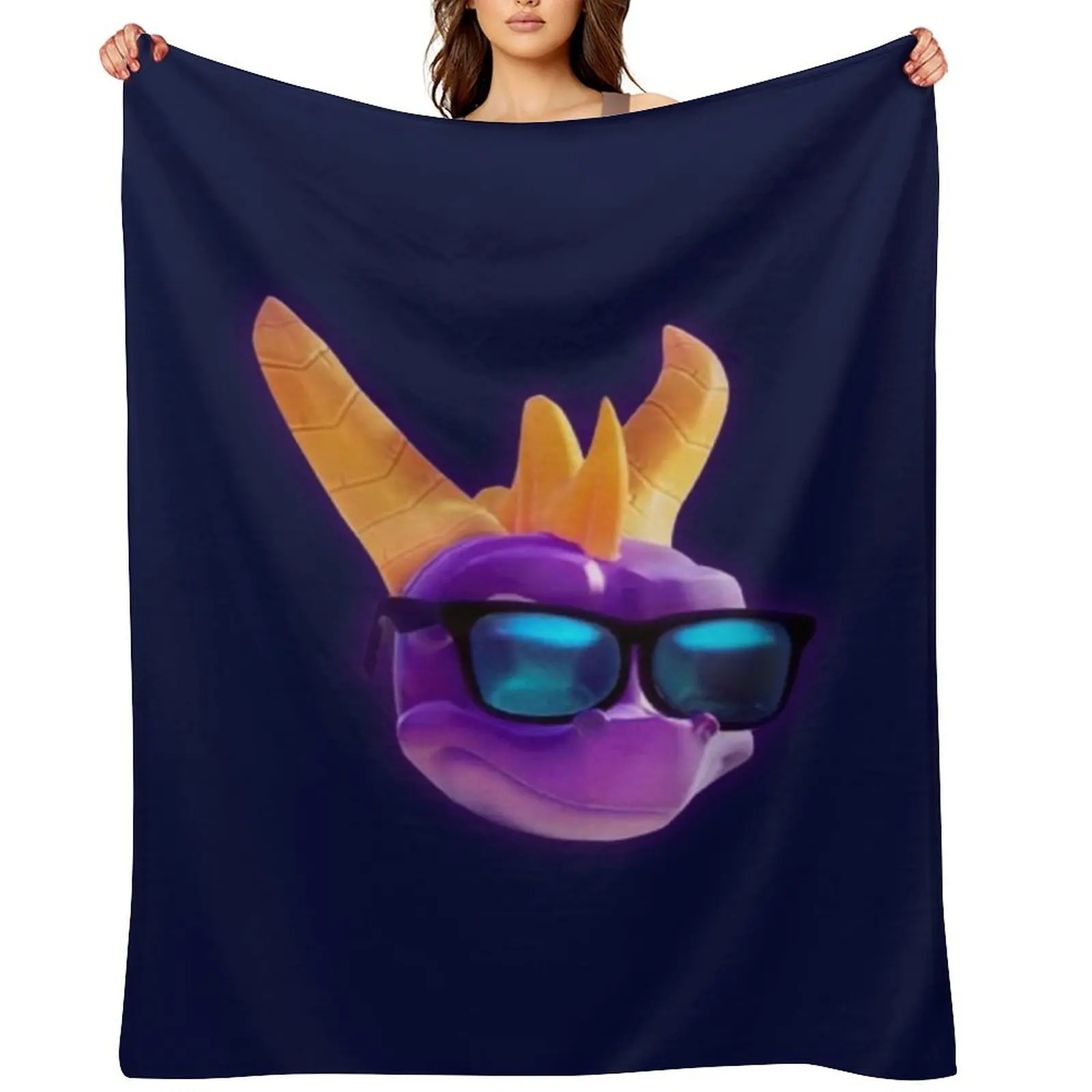 

spyro reignited trilogy Throw Blanket Luxury Thicken Blankets For Sofas Comforter Furry Blankets