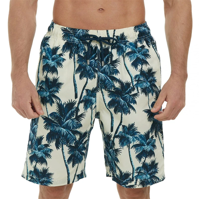 

Fashion Casual Men's Shorts Hawaii Vacation SwimwearFor Men Board Shorts Floral Print Short Pants Ropa De Hombre Beach Shorts