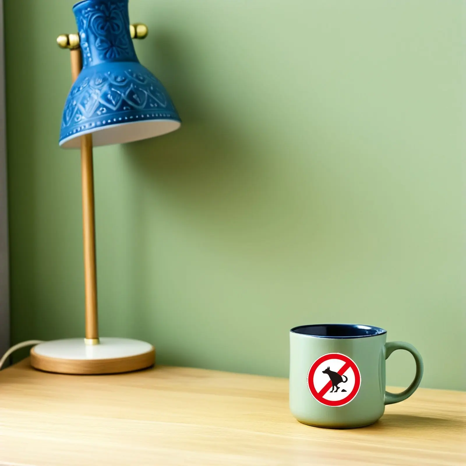 

10 No Pet Pooping Sign Stickers Waterproof Thick Material Prohibitory Decal Flat Surfaces Cars Shops Encironment Sign