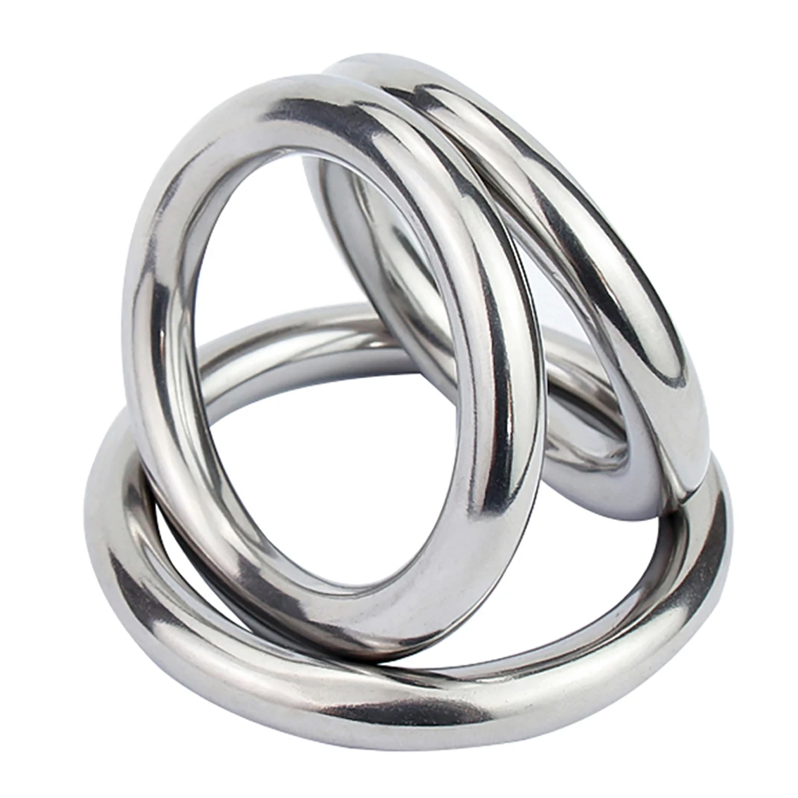 304 Stainless Steel Seamless Circular Ring/O-Shaped Ring/Solid Seamless Steel Ring/Hammock Yoga Connection Steel Ring/M3-M16