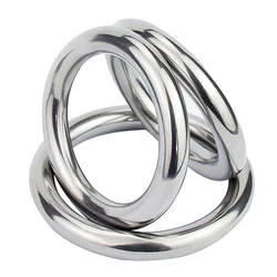 304 Stainless Steel Seamless Circular Ring/O-Shaped Ring/Solid Seamless Steel Ring/Hammock Yoga Connection Steel Ring/M3-M16