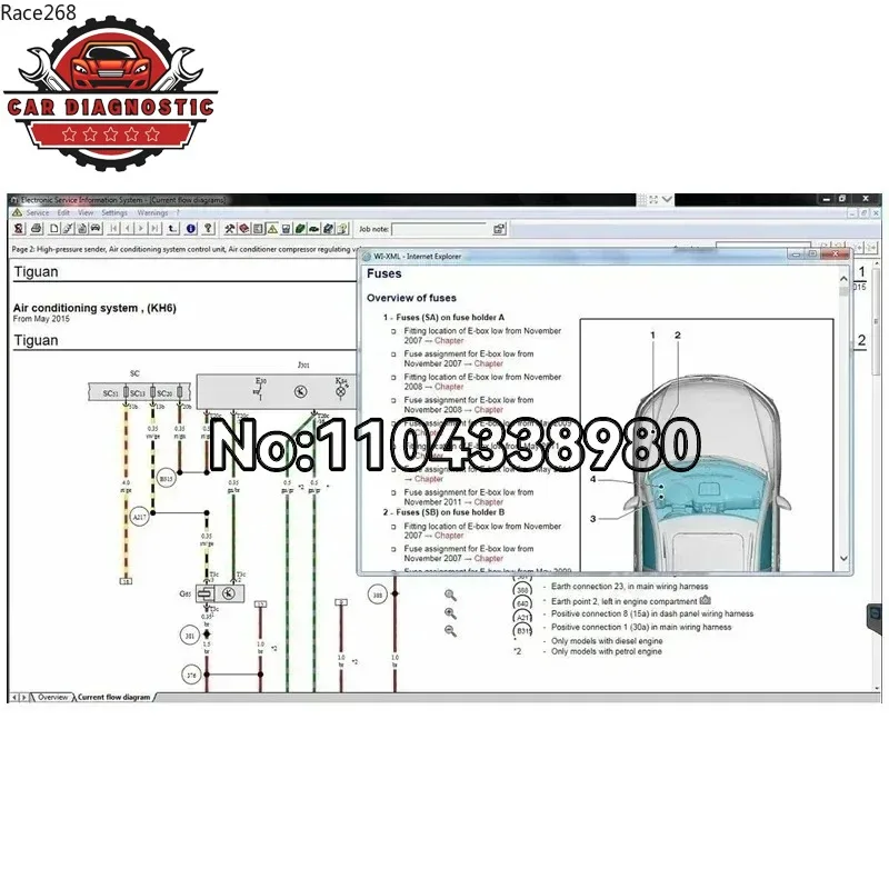 2026 hot new ELSAWIN 6.0+ Etk a 8.3  Maintenance Software Group Vehicle Electronic Parts Catalog Suitable for V/W AU/DI SE/AT SK