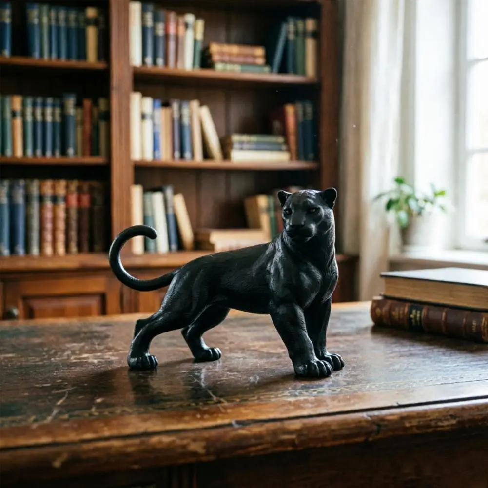 Mini Black Panther Ornament Desktop Black Panther Decor 3d Printed Black Panther Ornament Matte Desktop Figure for Boys