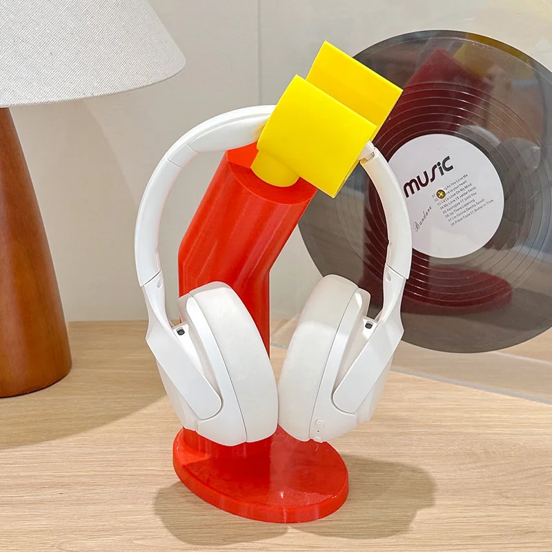 Spliced Arm Gaming Headphone Stand, Made Of Plastic Material