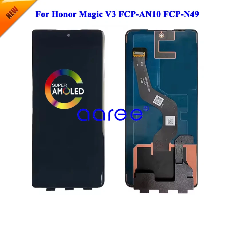 6.43‘ Super AMOLED Original Display For Honor Magic V3 External Small Display LCD Screen Touch Digitizer Assembly