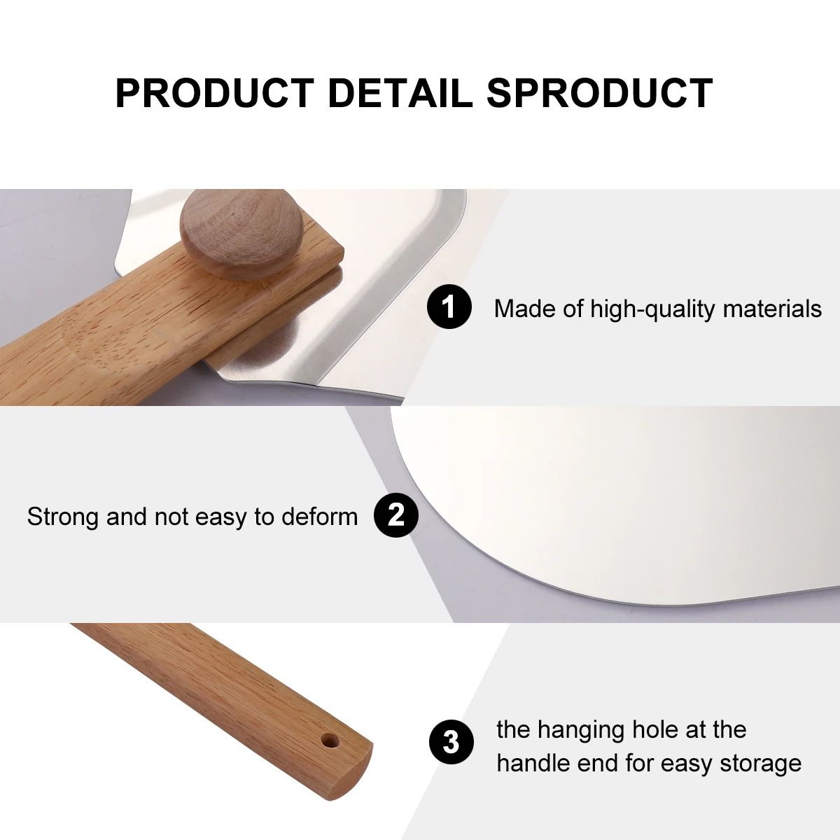 

Metal Large Cake Spatula Pizza Pan Lifter Cake Bread Lifter Kitchen Tool Shovel Clean