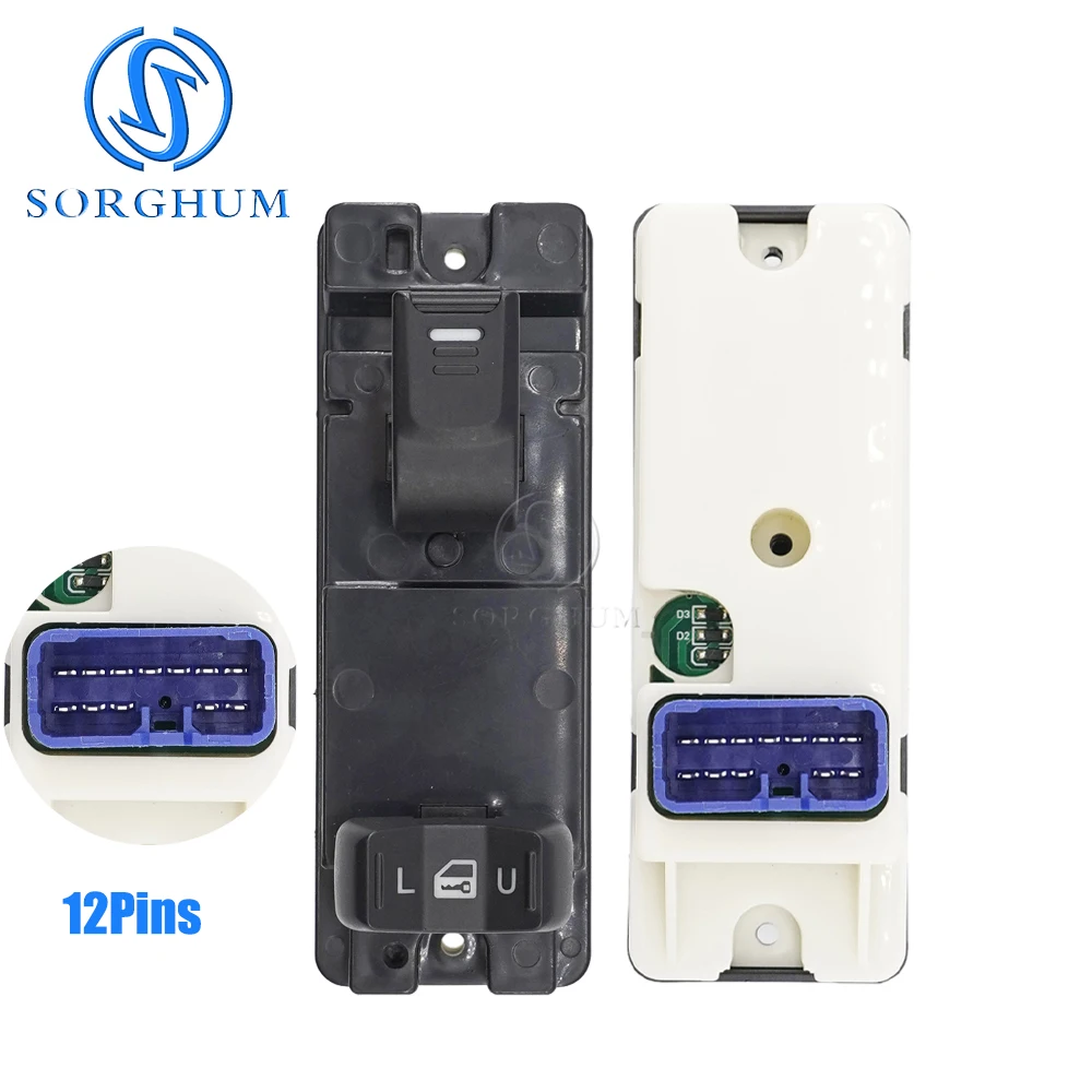 SORGHUM Front Left Side Power Window Switch For 2004-2012 Chevrolet Colorado GMC Canyon Hummer H3 H3T 25779767 25779766 15897773