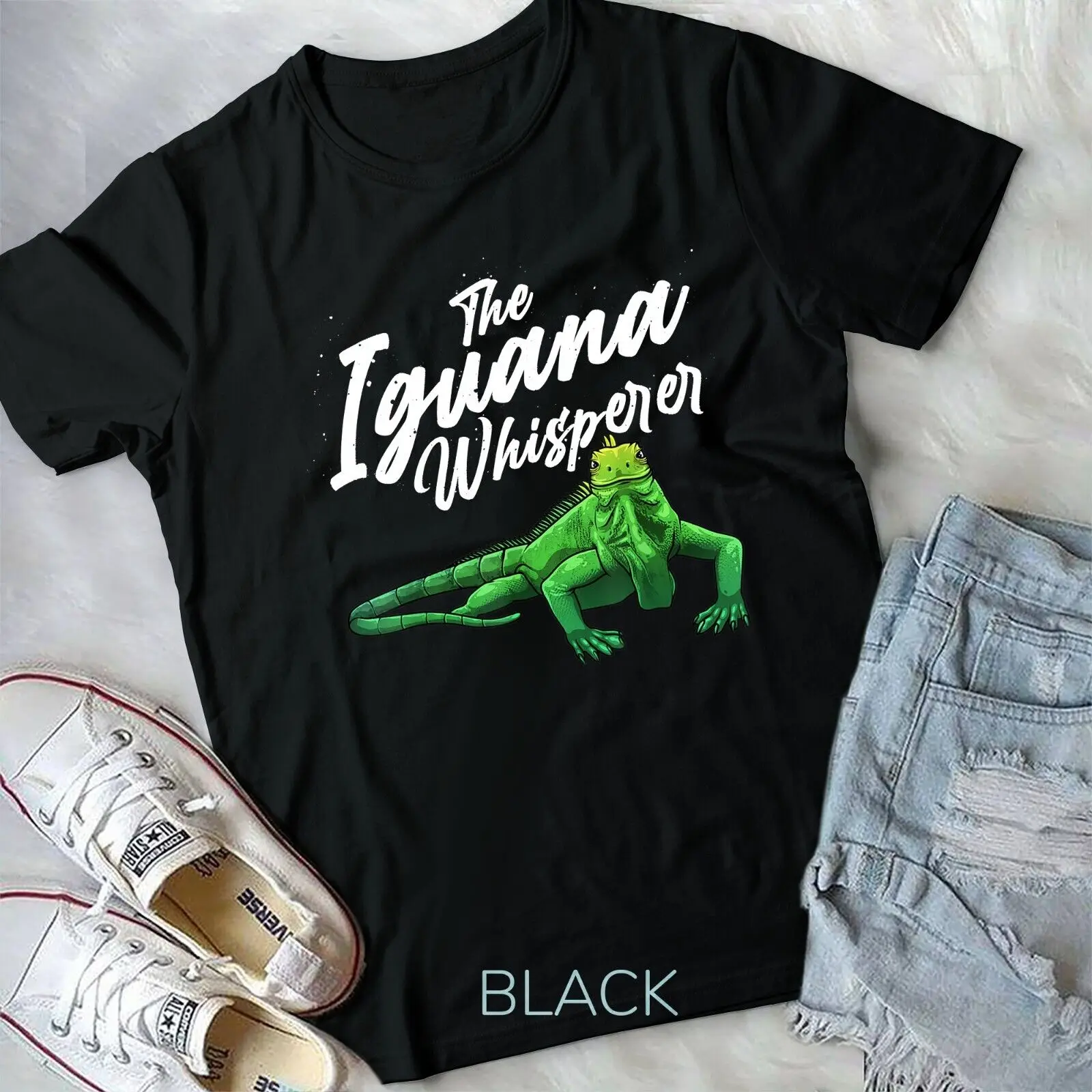 Funny Iguana Design For Men Women Reptile Lover Herpetology Unisex T-shirt