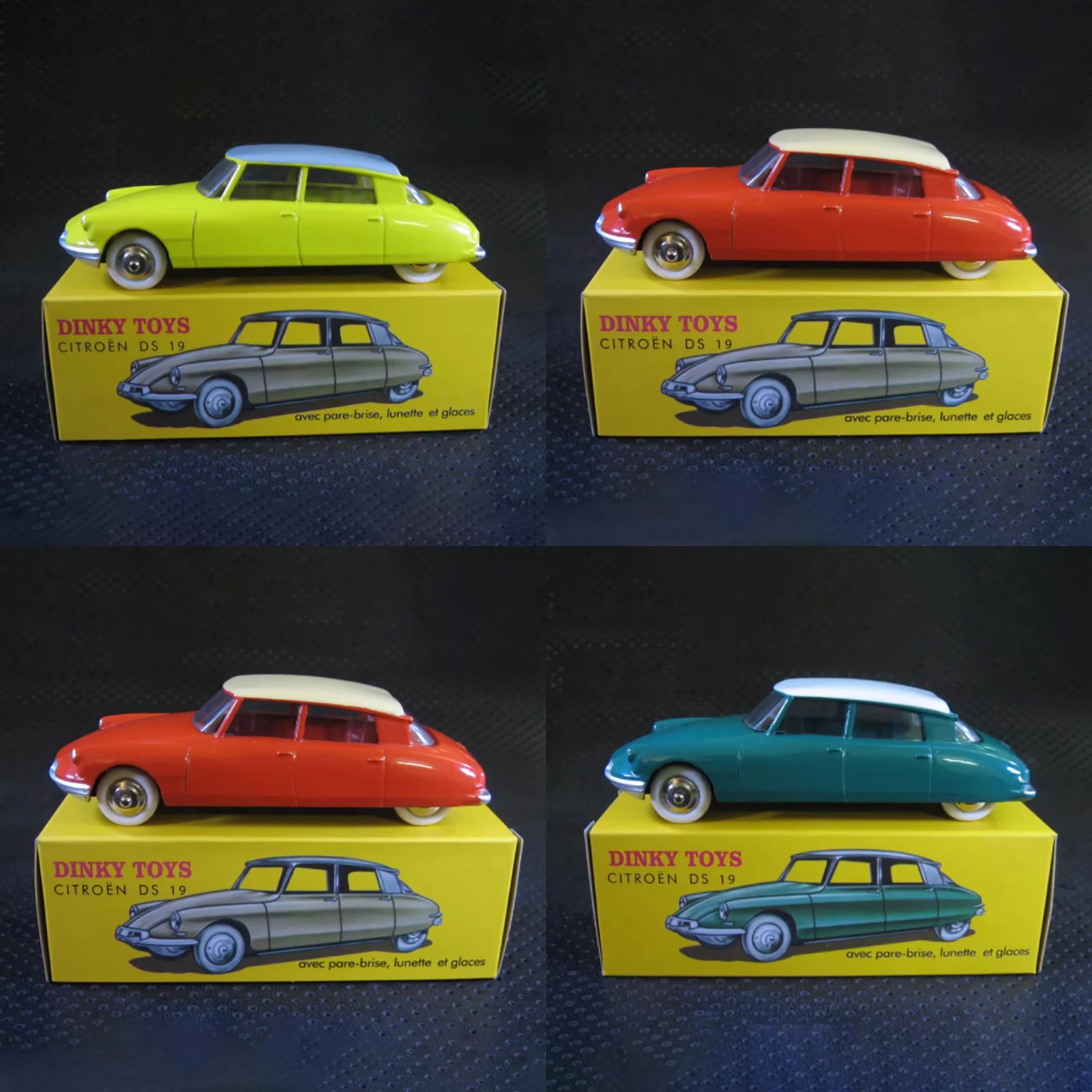 Около 11 см длиной Dinky Toys DS 19 Имитационная модель автомобиля из сплава Классическая коллекция для взрослых Статический дисплей