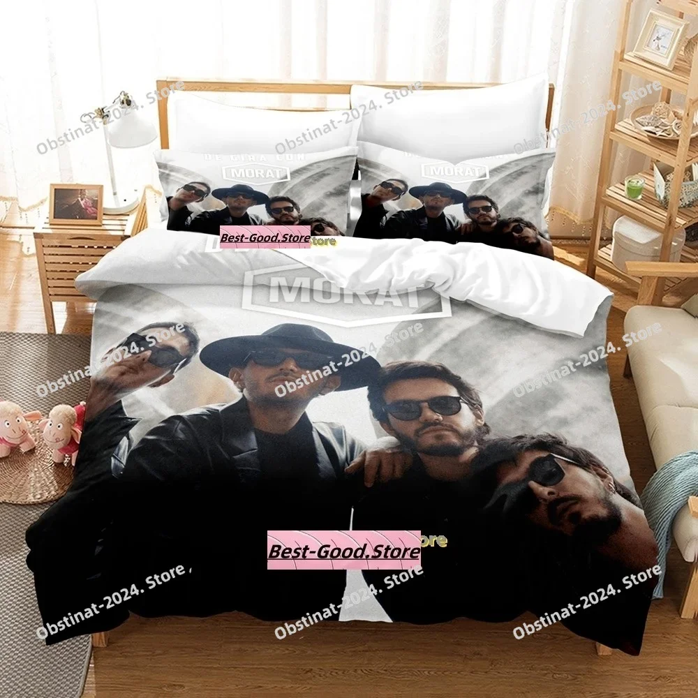 

2024 Morat Bedding Set Single Twin Full Queen King Size Bed Set Adult Kid Bedroom Duvetcover Sets Hip Hop Anime Bed Sheet Set