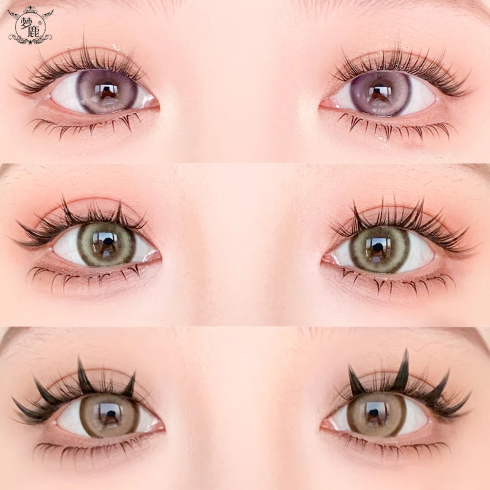 10 Rows Thick Dense False Eyelashes Large Capacity Natural Little Devil Segmented Lashes Individual Cluster Korean Eye Makeup