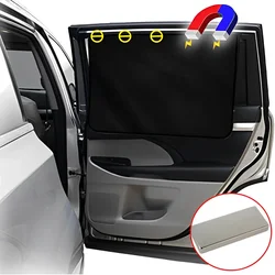 2pcs Magnetic Car Sun Shade UV Protection Car Curtain Window Sunshade Side Mesh Sun Visor Summer Protection Auto Film