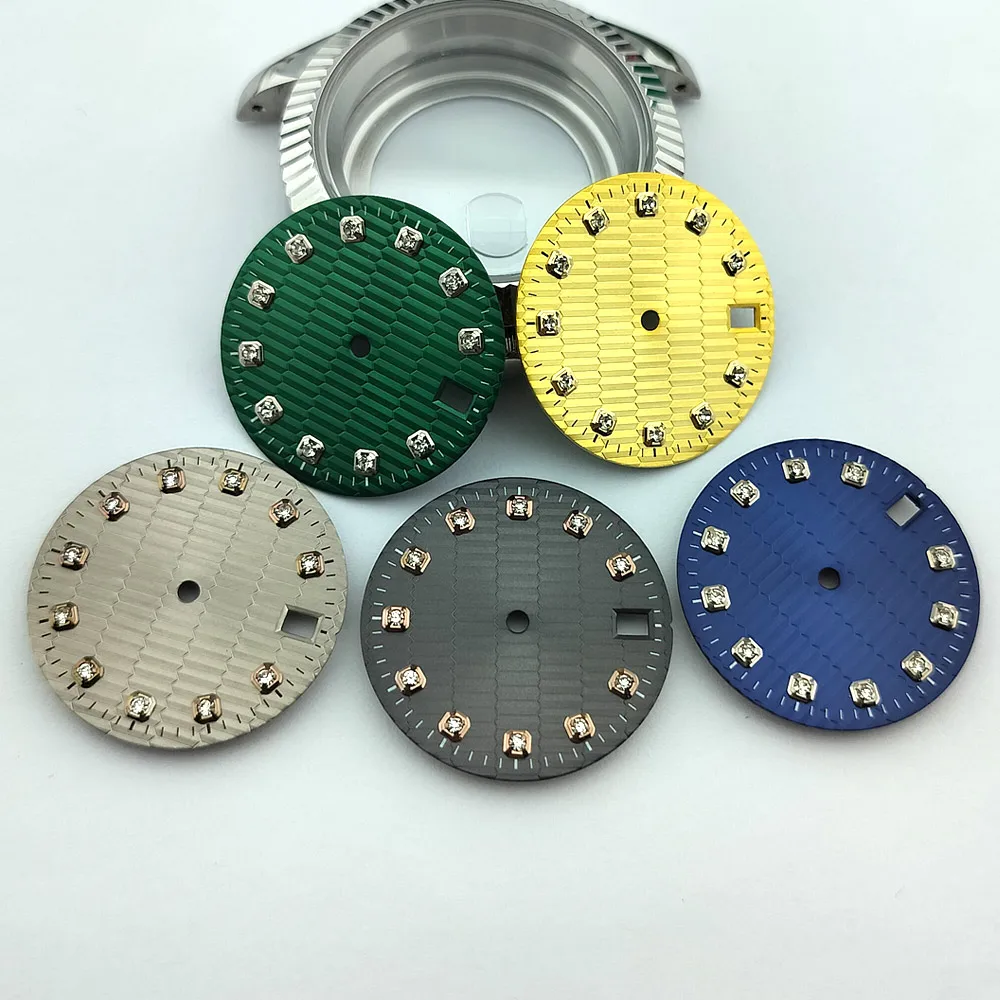 Diameter 28.5mm single calendar Sterile Watch Dial suitable for NH series 35 36 movement assembly watch parts accessories A