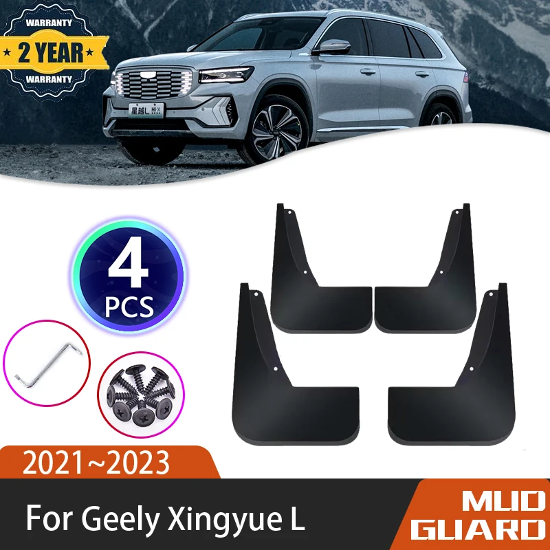 

Mudguards For Geely Monjaro Xingyue L 2021 2022 2023 Car Flaps Front Rear Mud Splash Guards Mudflap Car Parts Wheel Accessories