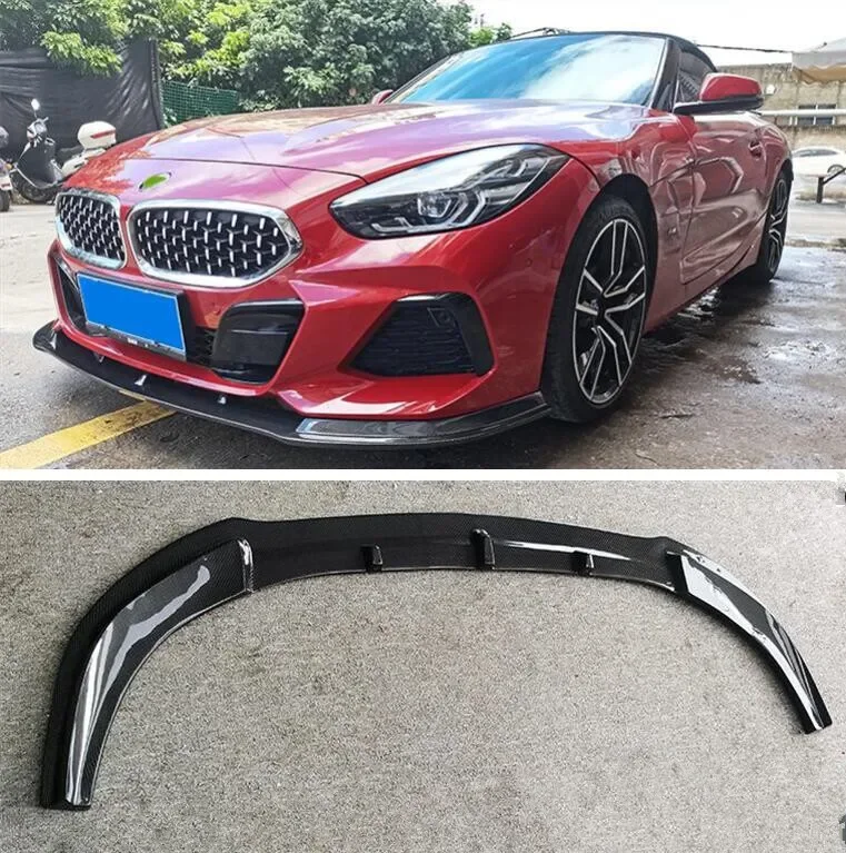 

REAL CARBON FIBER Front Bumper Lip Splitters Cup Flaps Cover For BMW Z4 G29 2019 2020 2021 2022