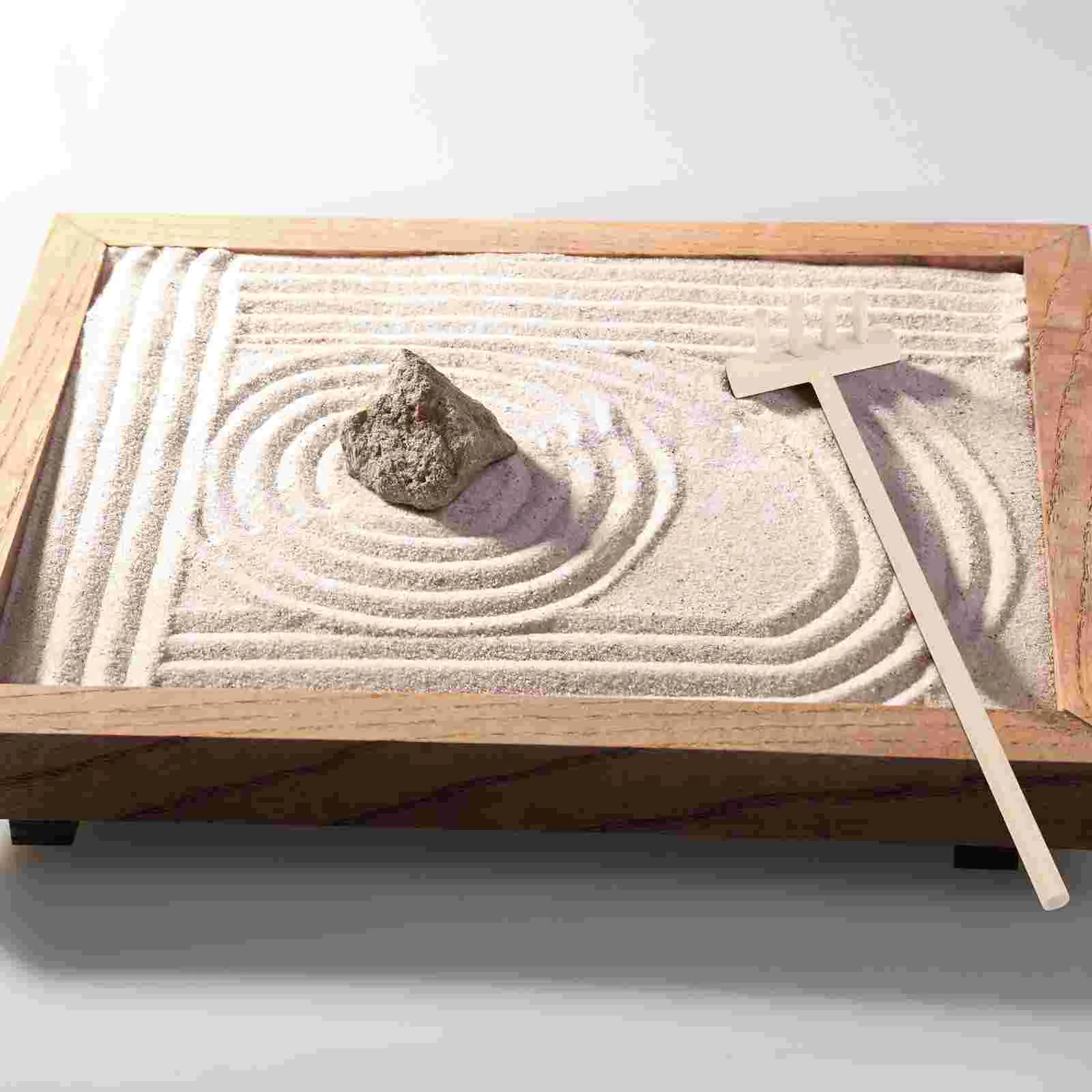 12 Pcs Sand Rake Affordable Zen Garden Table Tool Miniature Decoration Tools Tray Accessories Bamboo