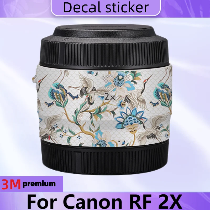 For Canon RF 2X magnification mirror Lens Body Sticker Protective Skin Decal Vinyl Wrap Film Anti-Scratch Protector Coat