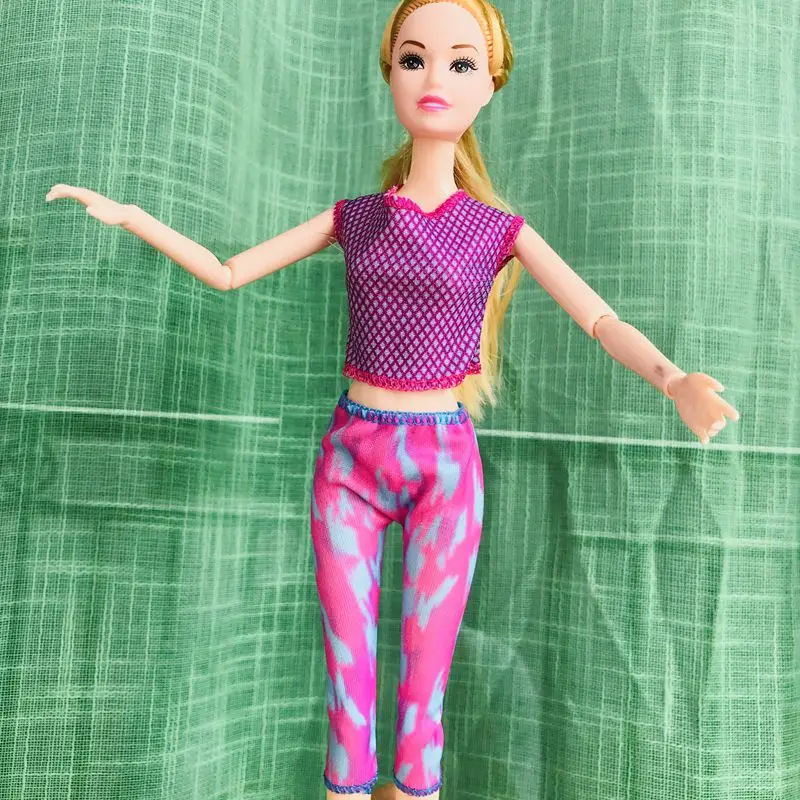 ผสมสไตล์ Yago ชุดแฟชั่นกีฬาสวมใส่สบายๆ Kawaii 8 ชิ้น/ล็อตของเล่นเด็กมินิเสื้อผ้าสําหรับตุ๊กตาอุปกรณ์ตุ๊กตา