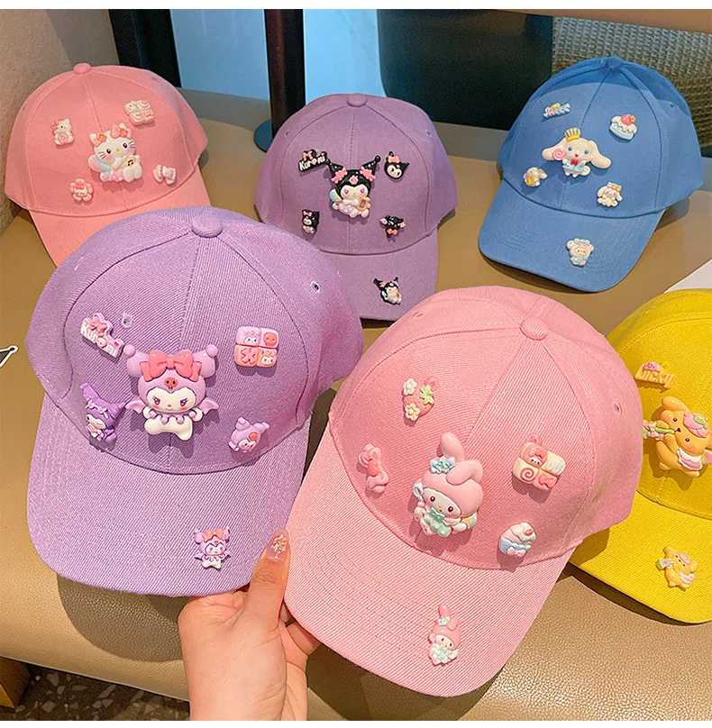 

Sanrio bunny hat caps photography outfit accessories kids hat 7-13Y baby girl caps