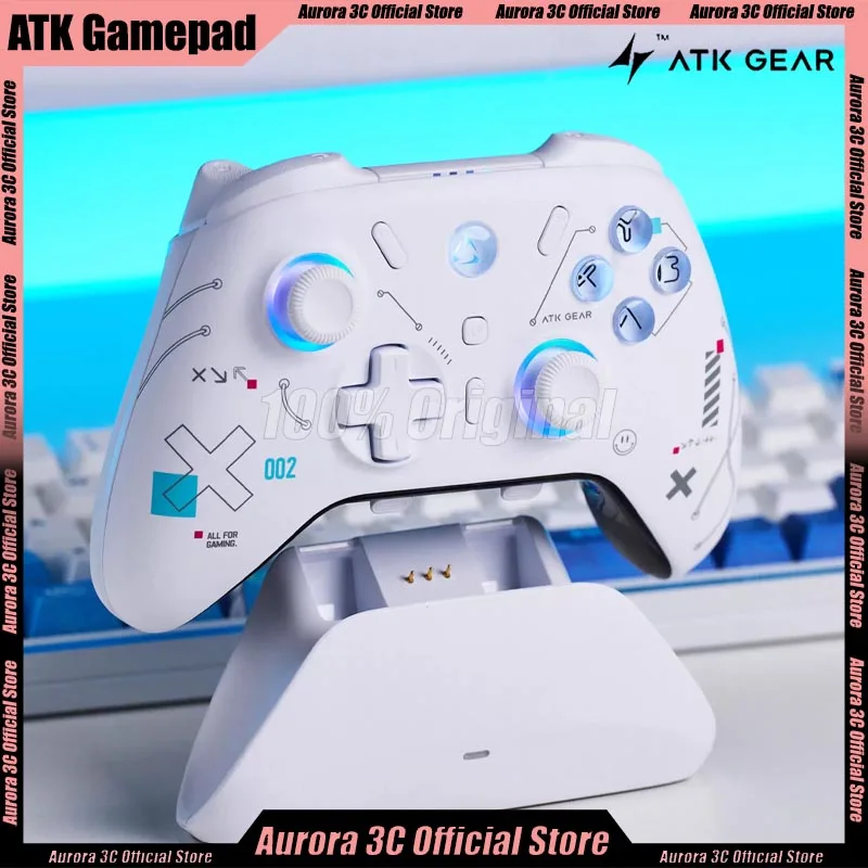 

ATK Gear Omahawk Game Controller Wireless Tri-mode The Hall Joystick Controller Switch2 Adjust Custom for PC/Android/NS Gamepad