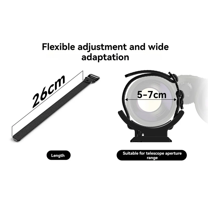 VO-望遠鏡マウント 38MM クイックリリースプレート 1/4 ネジサポート 360 °   回転単眼鏡双眼鏡バックパックマウント