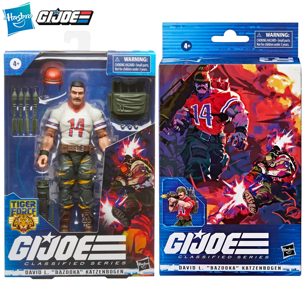 

[Special-Offer] Hasbro G.I. Joe Classified Series Bazooka (David L. Katzenbogen) 15cm Original Anime Action Figure Model Toys