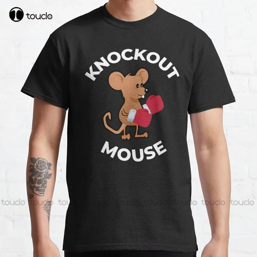 Knockout Mouse - Genética, Regalo científico divertido, Geneticista, Microbiología, Neurociencia, Biología Molecular Camiseta clásica Xs-5Xl