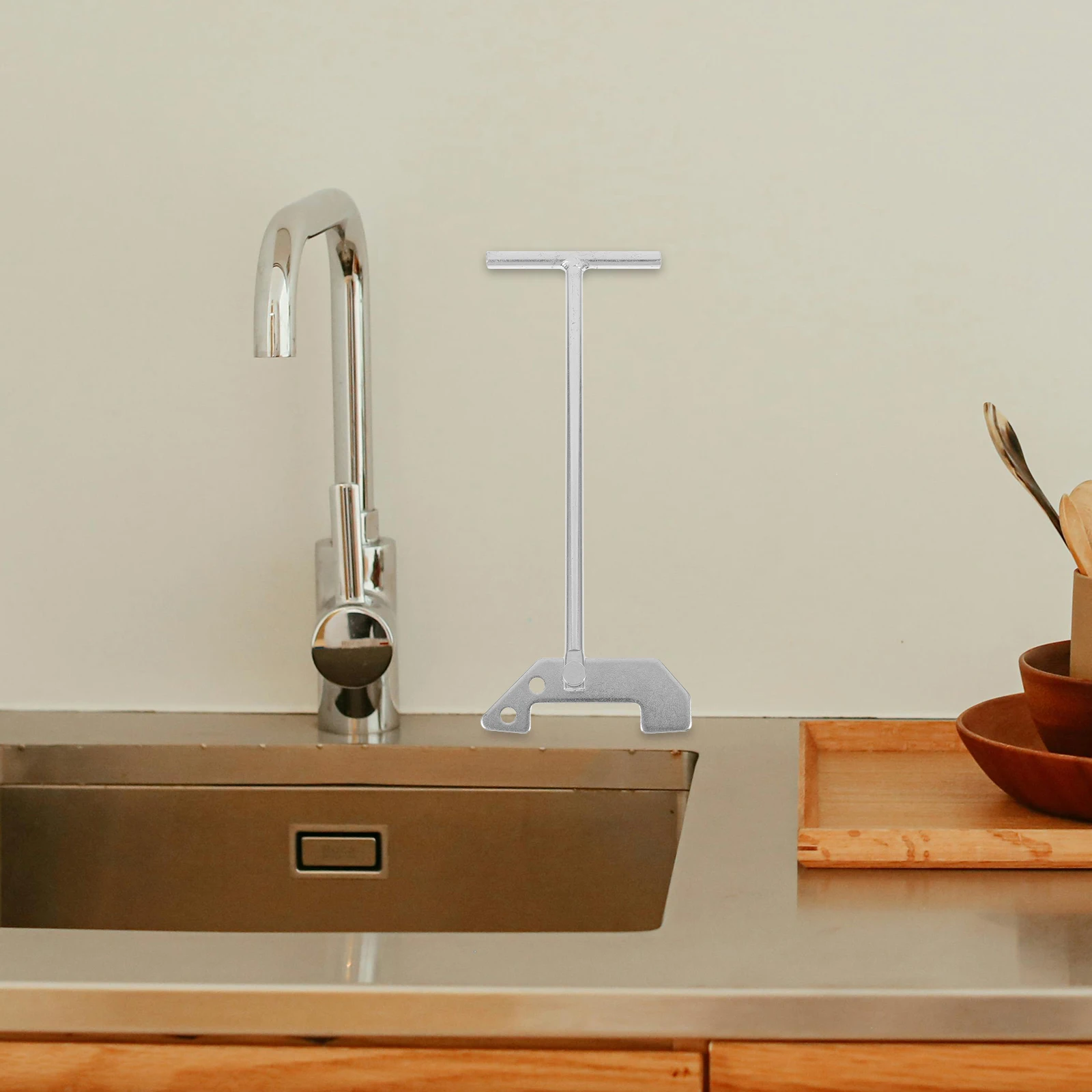 

Anti Blocking Wrench for Kitchen Sink Drain Cleaning Garbage Disposal Tool Lightweight Food Waste Removable Practical Long