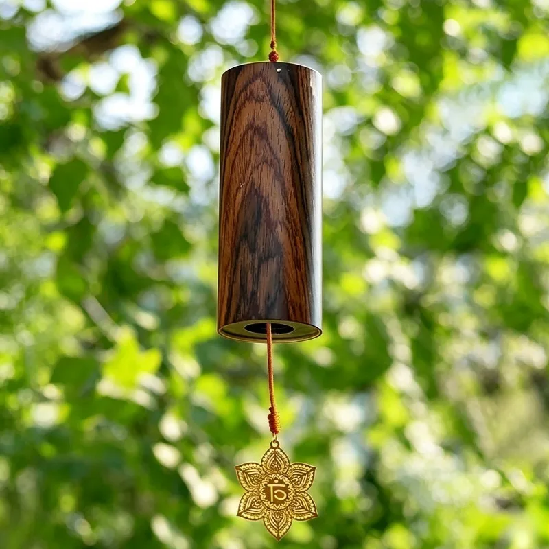 Bamboo Wind Chime Meditation Bell Sound Healing Yoga Chakra Hanging Chimes Outdoor Garden Rare Musical Instrument Hand Bells